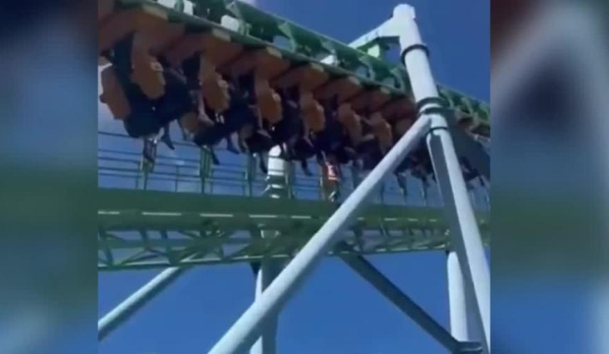 Tigre: el susto en plena montaña rusa que se volvió viral en TikTok